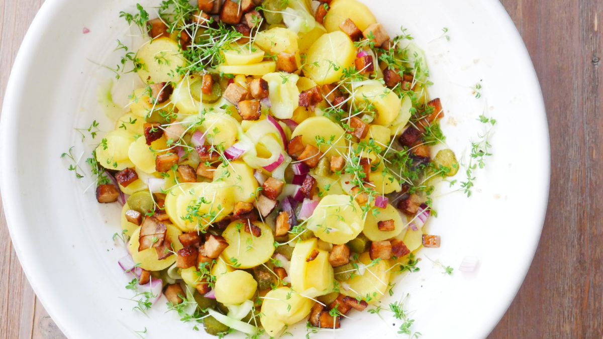 Kartoffelsalat auf bayerische Art – My Happy Yoga Kitchen